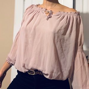 Light pink blouse